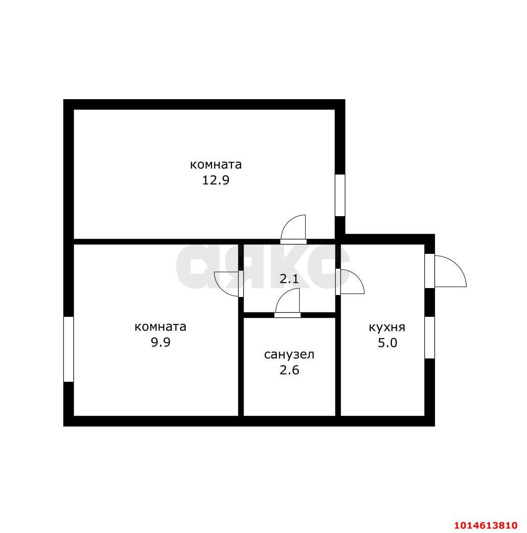 Фото №18: 2-комнатная квартира 32 м² - Краснодар, Западный внутригородской округ, мкр. Центральный, ул. Гоголя, 42