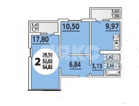 Фото №16: 2-комнатная квартира 58 м² - Анапа, жилой комплекс Горгиппия, ул. Адмирала Пустошкина, 22к3