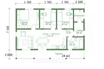 Фото №2: Дом 108 м² - Большая Кузьминка, 