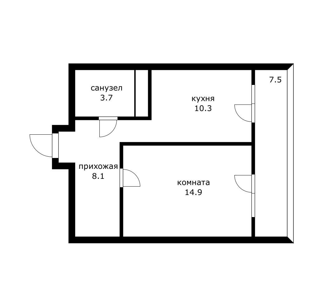 Фото №13: 1-комнатная квартира 44 м² - Краснодар, Карасунский внутригородской округ, жилой комплекс Империал, Пашковский, мкр. жилой комплекс Вивальди, ул. Леонида Лаврова, 8к3