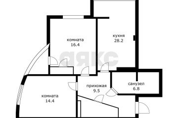 Фото №1: 2-комнатная квартира 73 м² - Краснодар, мкр. Западный внутригородской округ, ул. Кожевенная, 58
