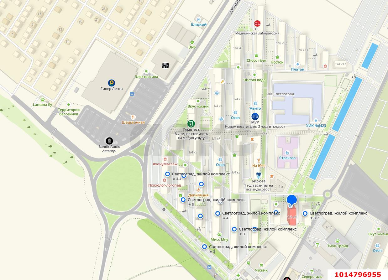 Фото №1: Торговое помещение 81 м² - Краснодар, Западный внутригородской округ, ул. Красных Партизан, 1