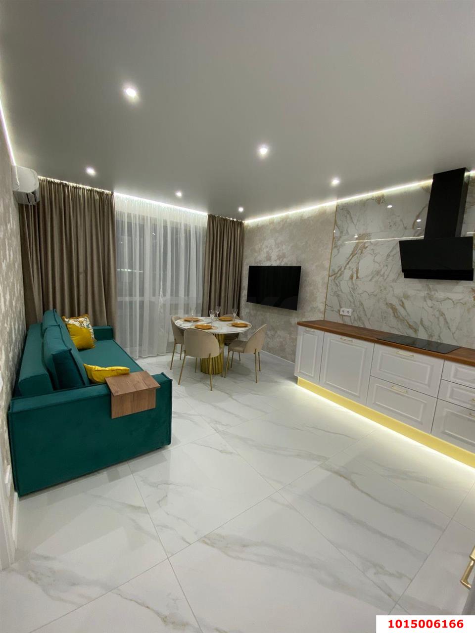 Фото №3: 1-комнатная квартира 43 м² - Краснодар, ЖК Все Свои Вип, ул. Колхозная, 5/2