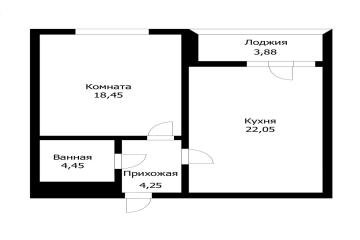 Фото №5: 2-комнатная квартира 49 м² - Краснодар, мкр. Школьный, ул. Школьная, 1
