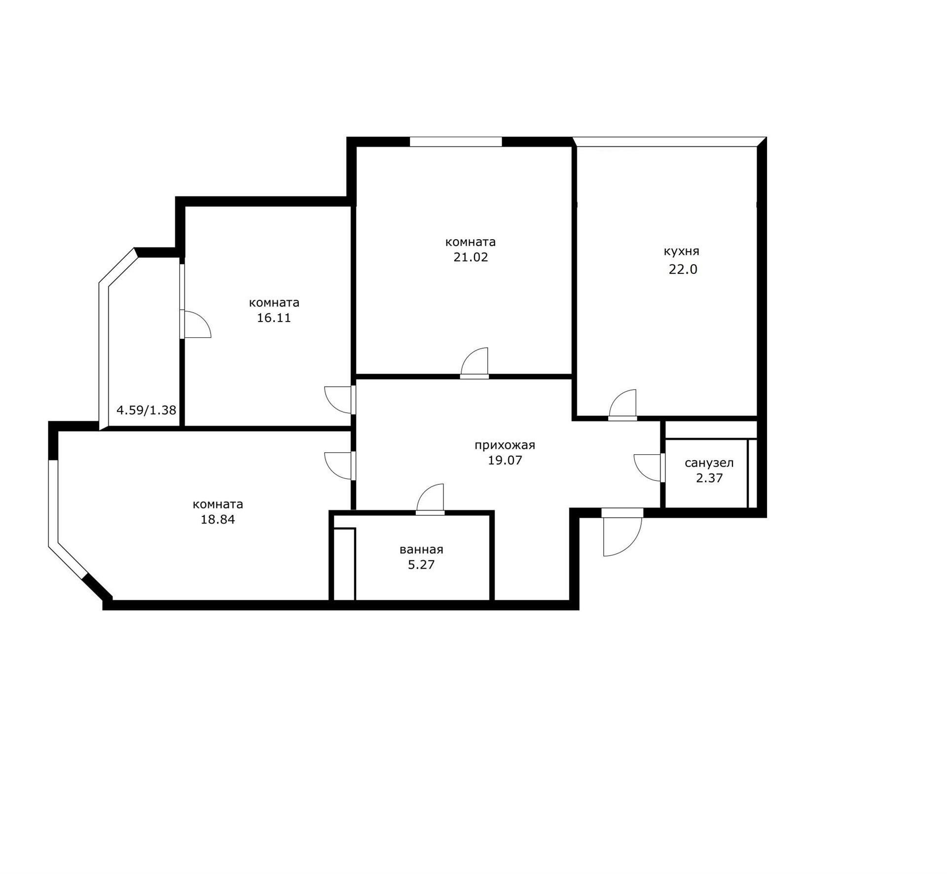 Фото №16: 3-комнатная квартира 109 м² - Краснодар, Западный внутригородской округ, мкр. Фестивальный, ул. Гаражная, 71/1