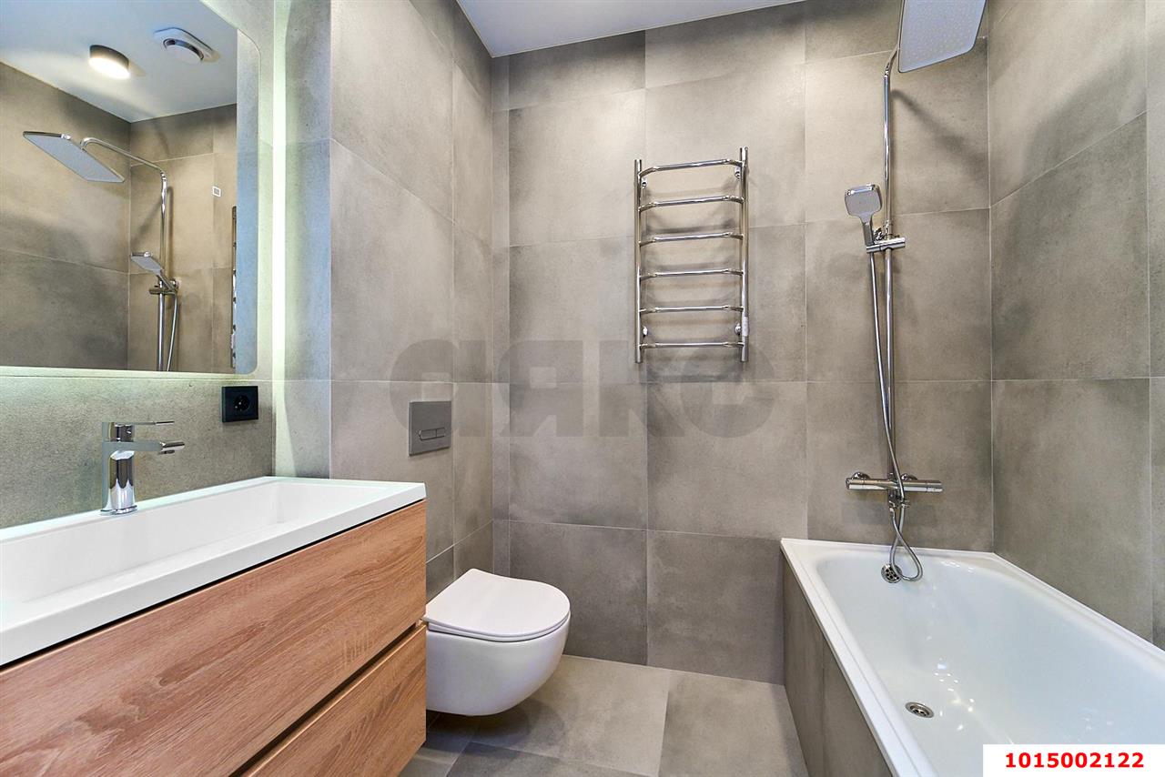 Фото №5: 1-комнатная квартира 35 м² - Краснодар, Прикубанский внутригородской округ, мкр. жилой комплекс Отражение, ул. Конгрессная, 41