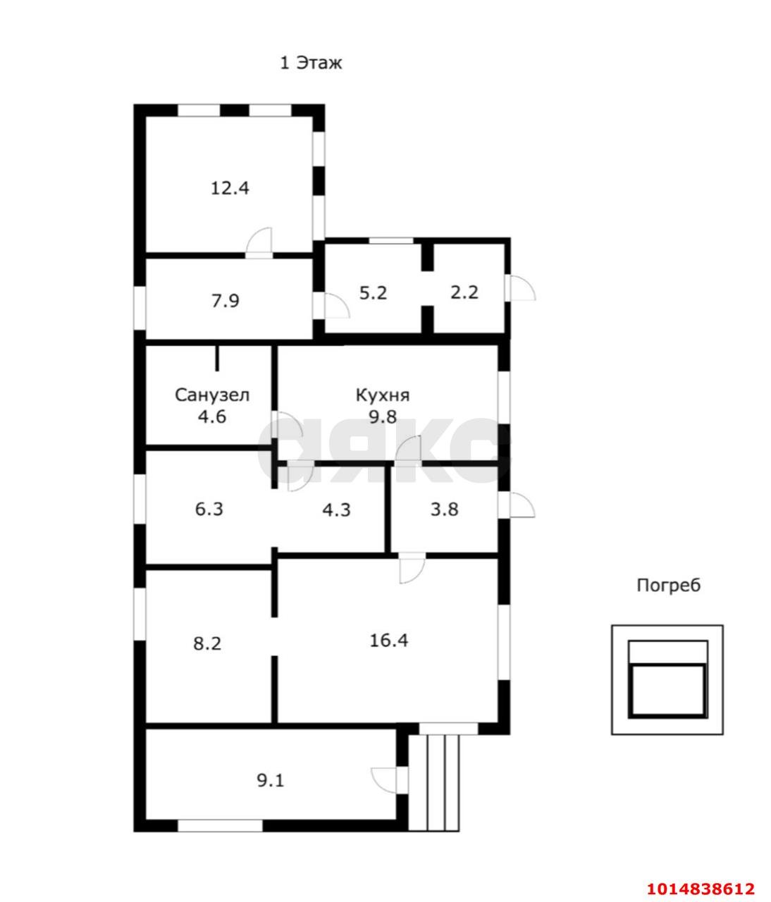 Фото №17: Дом 120 м² + 3.79 сот. - Краснодар, Центральный, пер. Правды, 12