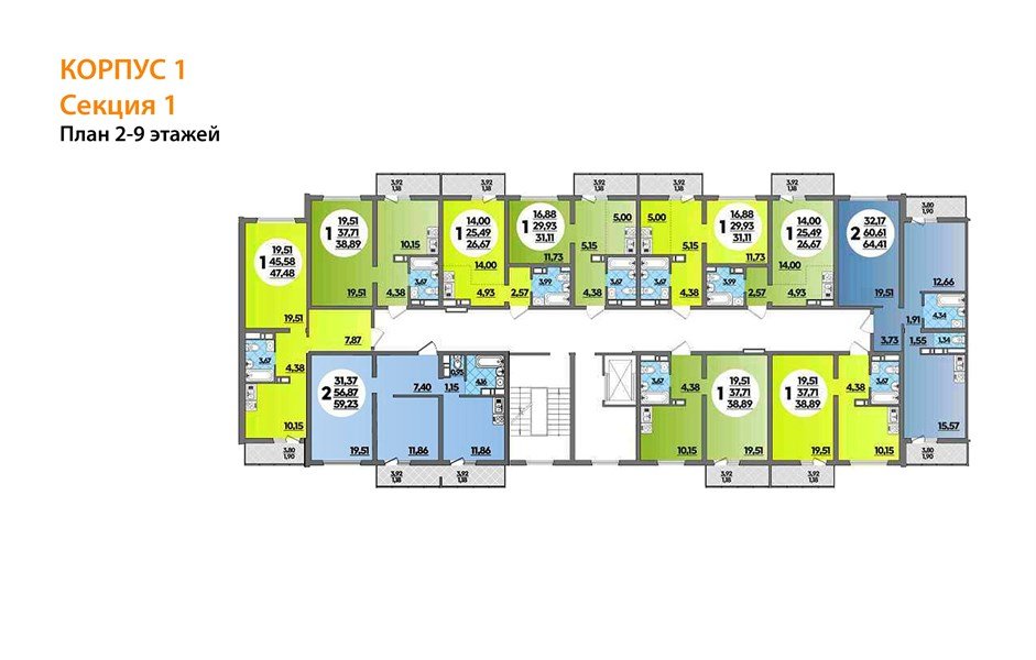 Фото №6: Студия 26 м² - Майкоп, ул. Владимира Жоги, 4