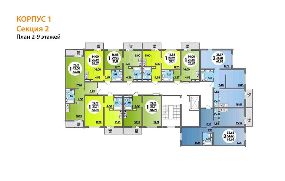 Фото №6: Студия 26 м² - Майкоп, ул. Владимира Жоги, 4