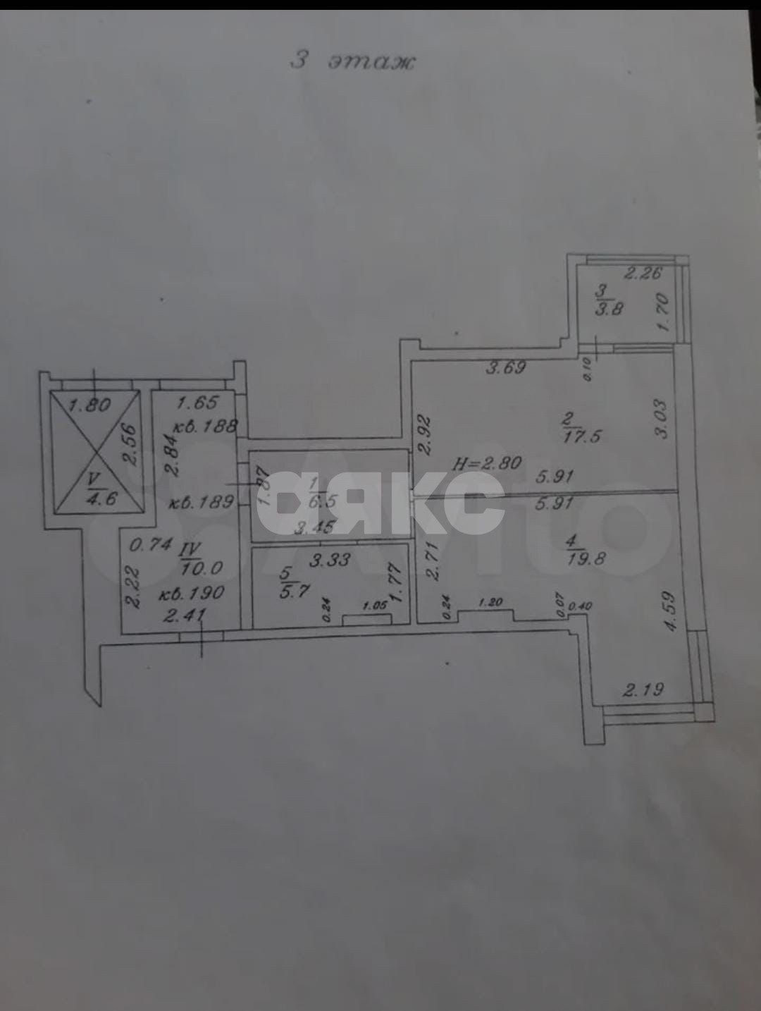 Фото №10: 1-комнатная квартира 53 м² - Анапа, жилой комплекс Бриз, ул. Ленина, 183