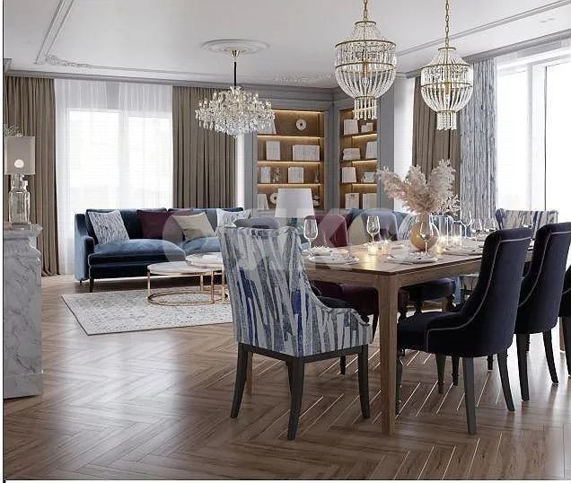 Фото №4: 3-комнатная квартира 102 м² - Ростов-на-Дону, жилой комплекс Военвед-Сити, пер. Элеваторный, 10