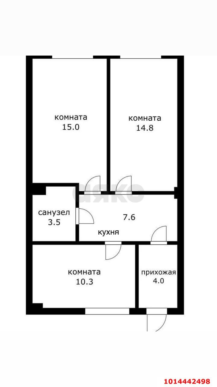 Фото №15: 3-комнатная квартира 61 м² - Краснодар, Юбилейный, пр-кт Чекистов, 24