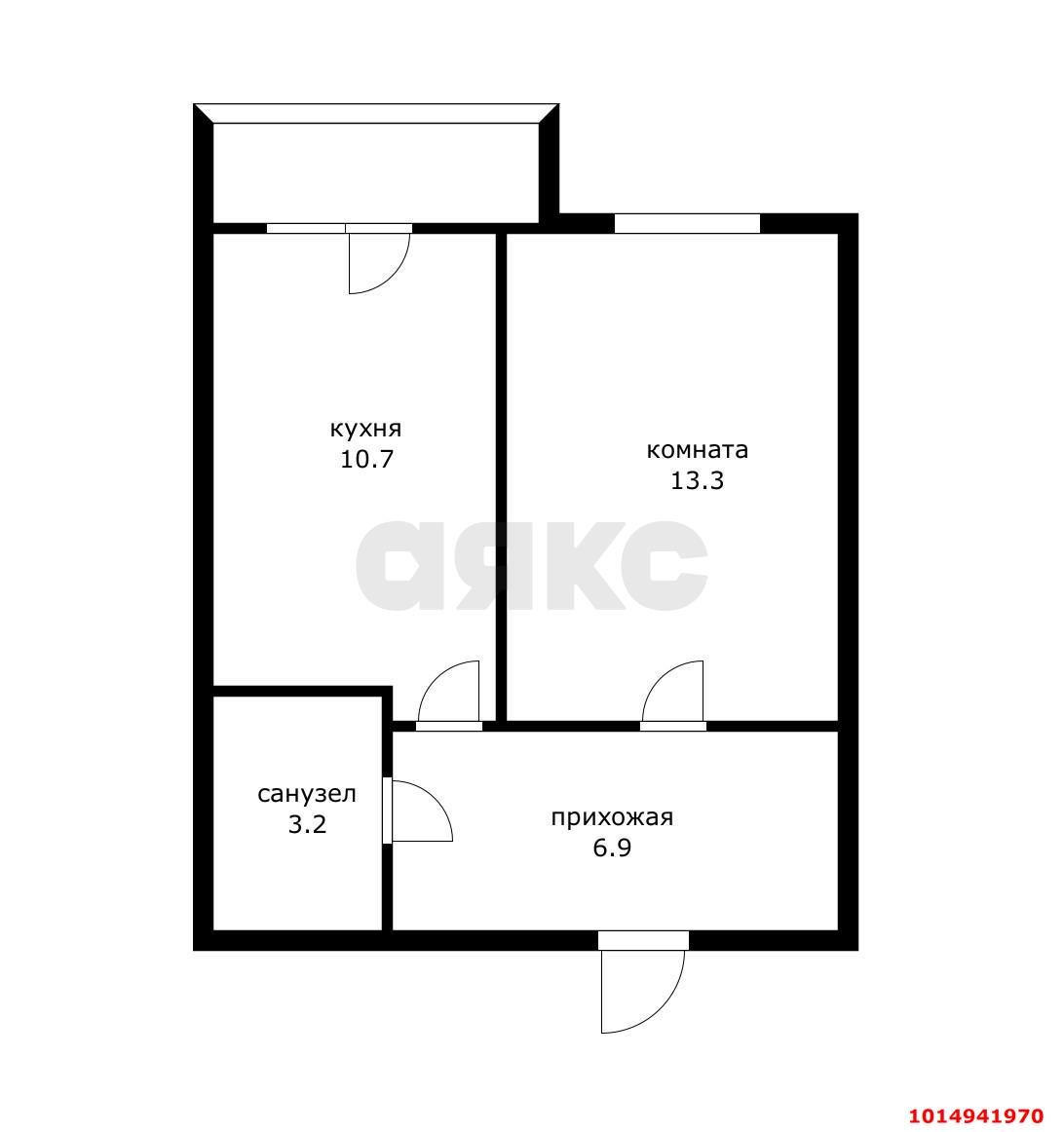 Фото №15: 1-комнатная квартира 37 м² - Краснодар, жилой комплекс Западный Город, ул. Крылатская, 21