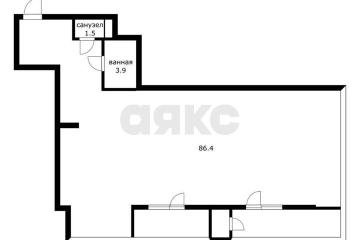 Фото №3: 2-комнатная квартира 100 м² - Краснодар, мкр. ЖК Сказка, ул. имени 40-летия Победы, 15