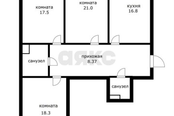 Фото №4: 3-комнатная квартира 102 м² - Краснодар, мкр. Центральный, ул. Береговая, 2к2