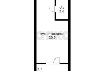 Фото №2: Студия 23 м² - Ленина, мкр. Карасунский внутригородской округ, пр-д Радужный, 8