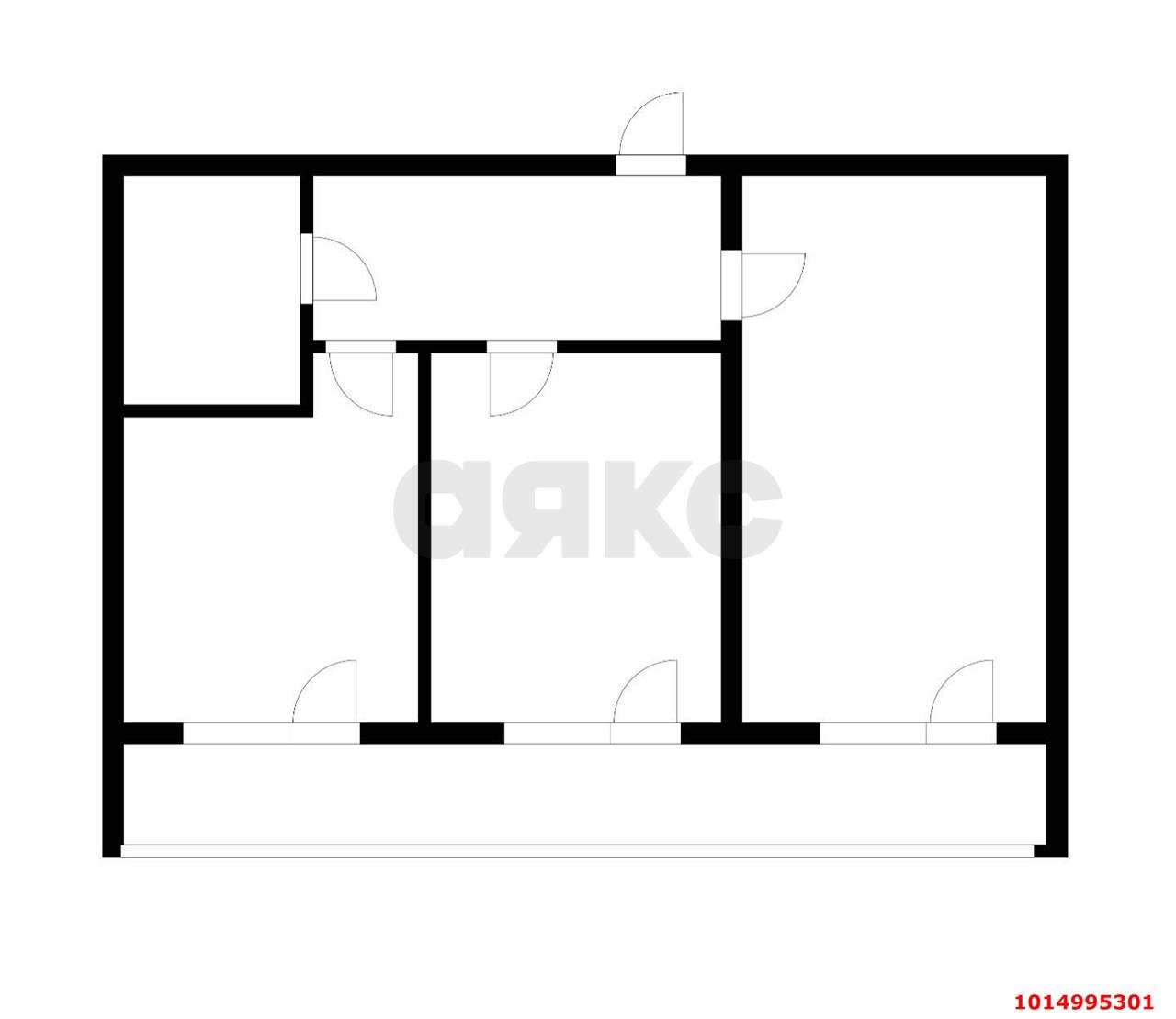 Фото №15: 2-комнатная квартира 62 м² - Краснодар, Музыкальный, ул. имени С.В. Рахманинова, 29