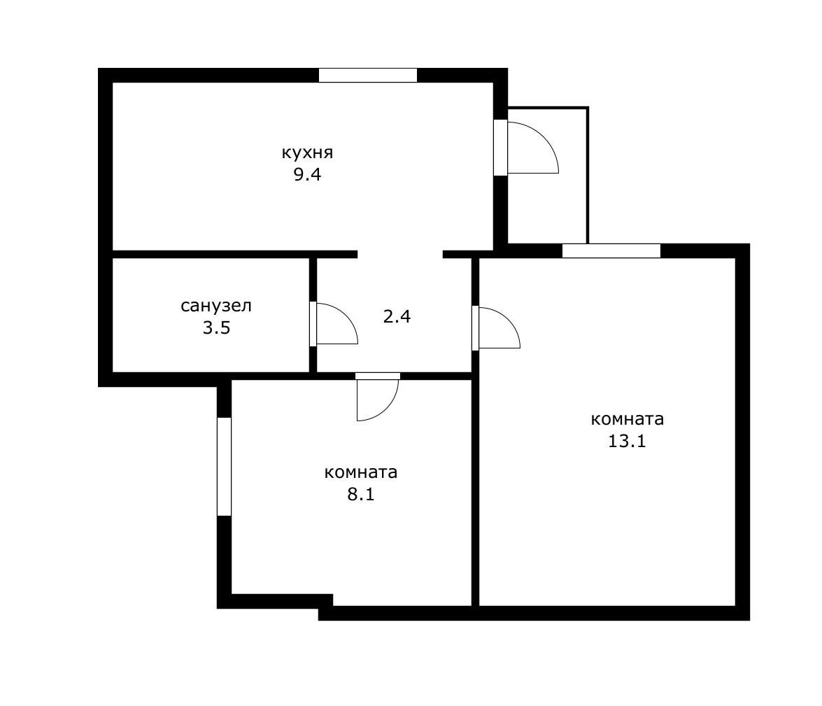 Фото №13: 2-комнатная квартира 50 м² - Краснодар, Центральный внутригородской округ, мкр. Центральный, ул. Гоголя, 93