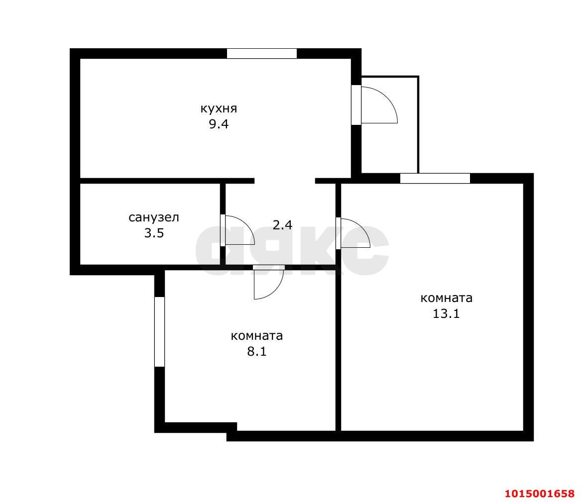 Фото №13: 2-комнатная квартира 50 м² - Краснодар, Центральный, ул. Гоголя, 93