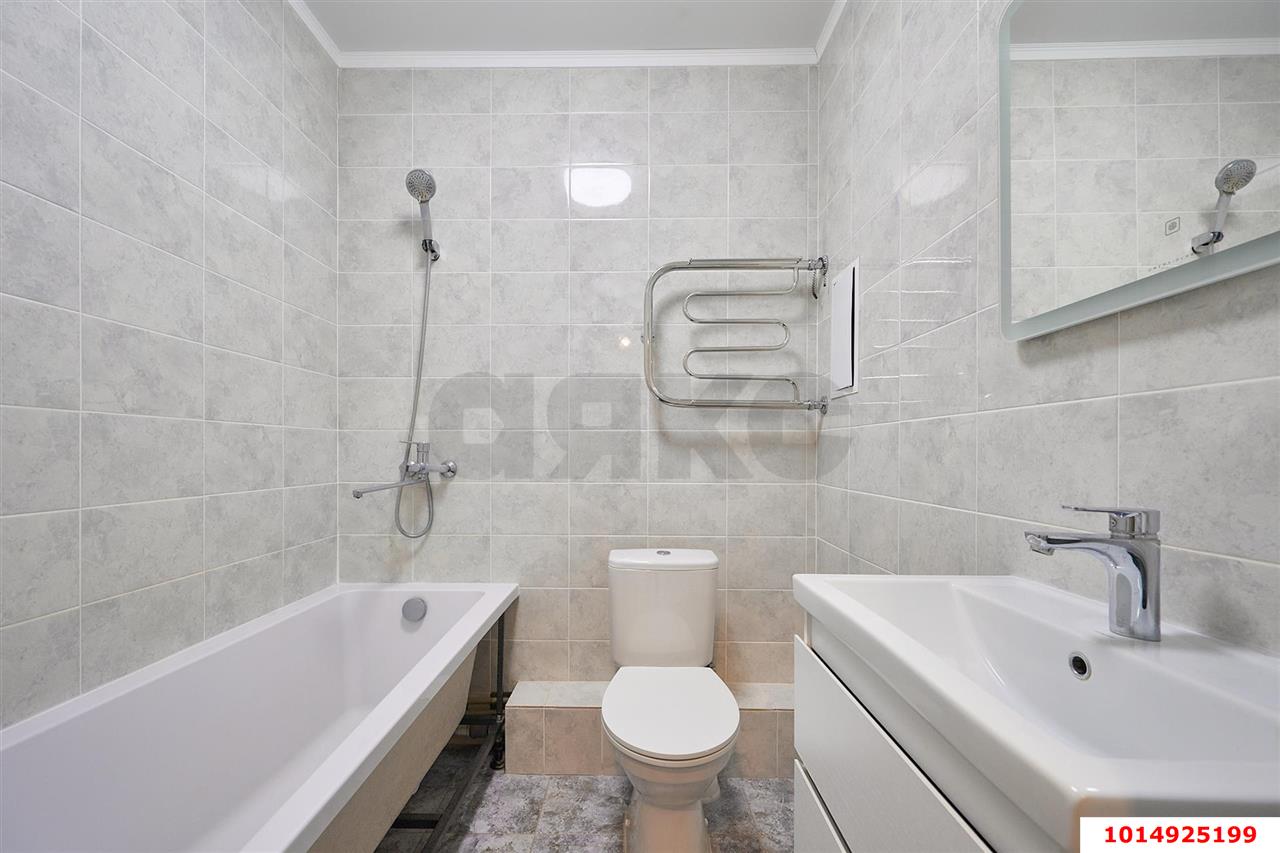 Фото №3: 1-комнатная квартира 38 м² - Краснодар, ЖК Территория Счастья, ул. Евгении Жигуленко, 3