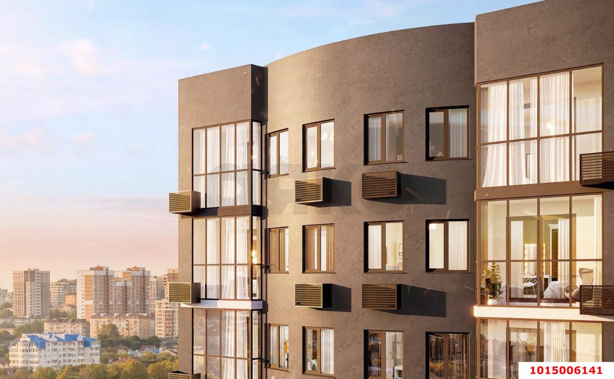 Фото №4: 1-комнатная квартира 42 м² - Краснодар, ЖК Альфа, ул. Уральская, 100/5