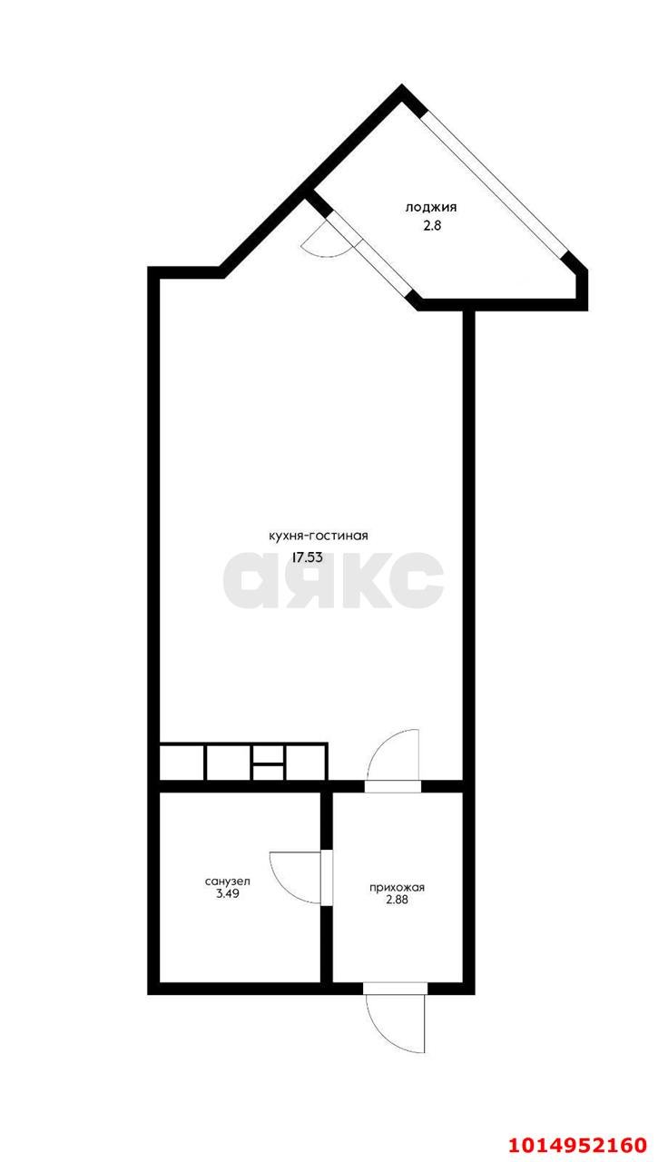 Фото №10: Студия 27 м² - Краснодар, Пашковский, ул. Леонида Лаврова, 4