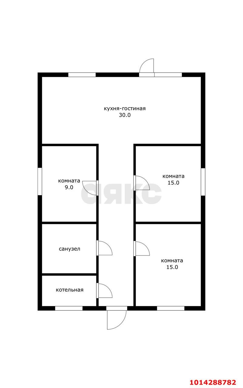 Фото №1: Дом 83 м² + 4.6 сот. - Октябрьский, Луч, ул. Солнечная
