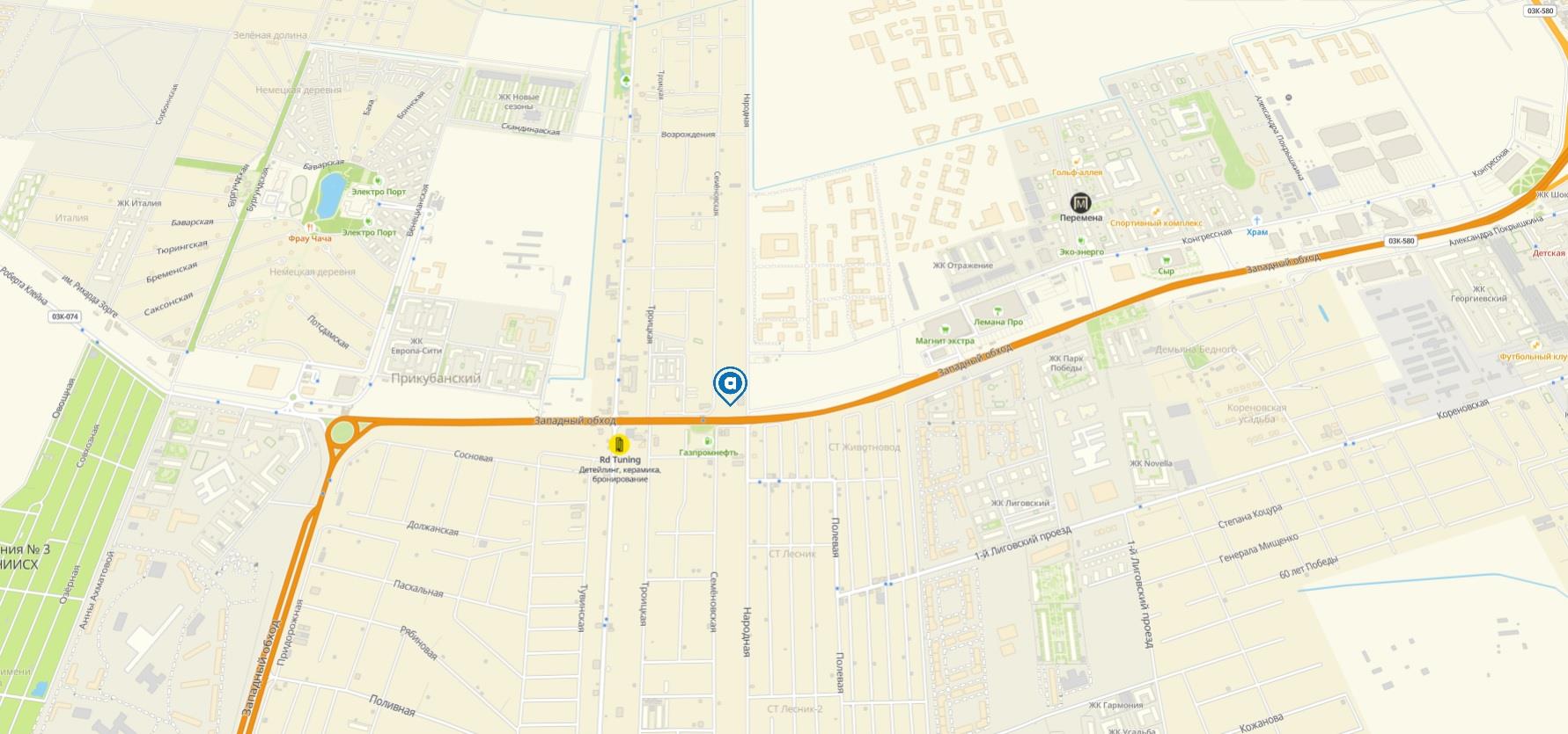 Фото №4: Коммерция 44 м² - Краснодар, Прикубанский внутригородской округ, мкр. Сады Калинина, ул. Народная, 58А