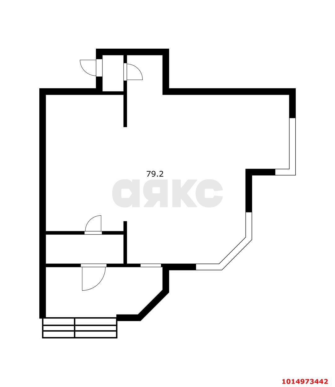 Фото №5: Офисное помещение 80 м² - Краснодар, Центральный, ул. Кубанская Набережная, 37/12