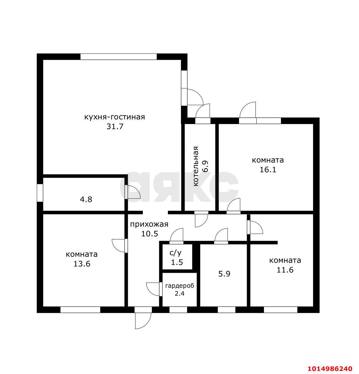 Фото №14: Дом 105 м² + 5.6 сот. - Краснодар, Прикубанский внутригородской округ, мкр. КП Николино парк 2, ул. имени Николая Жугана, 7