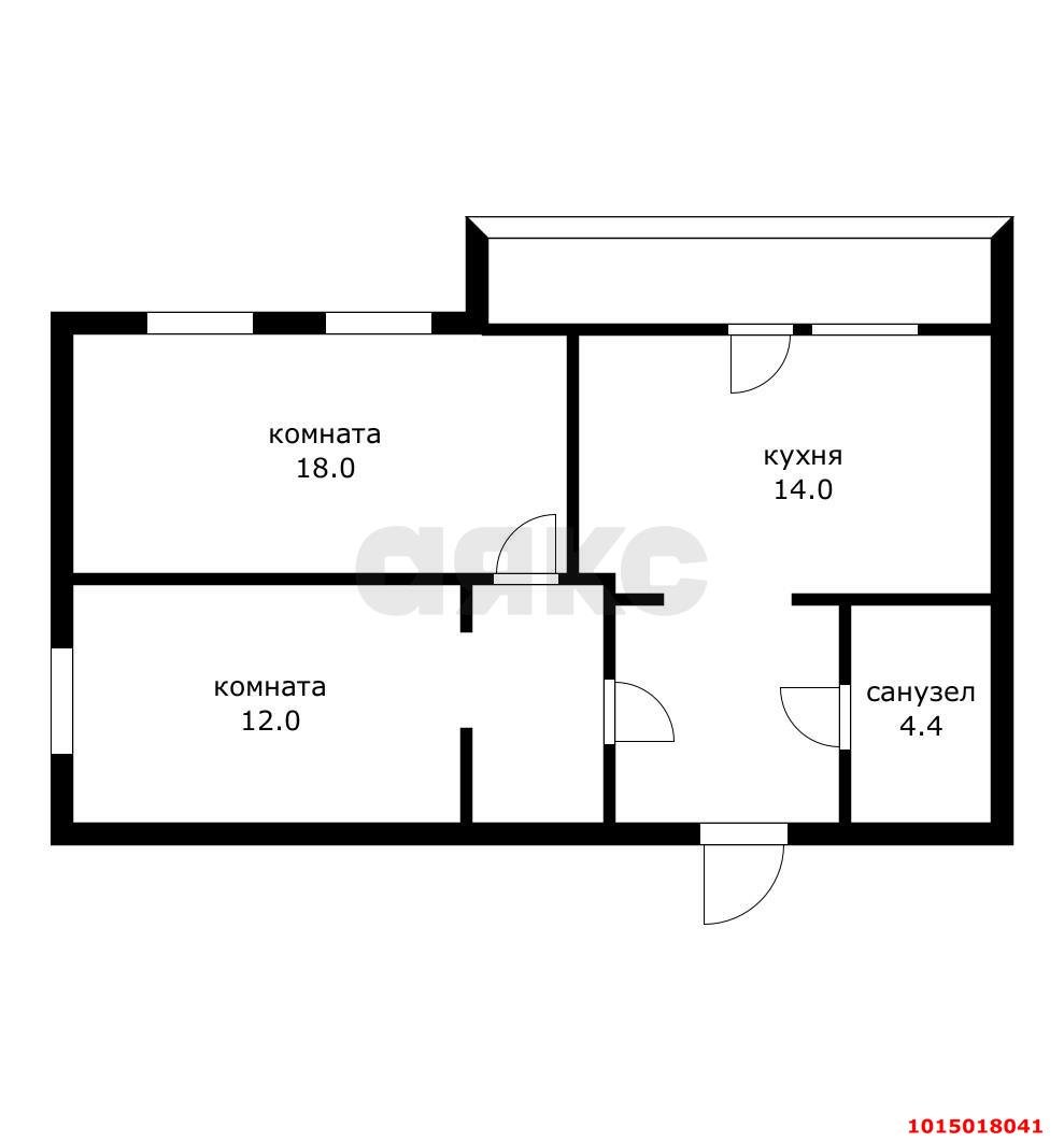 Фото №18: 2-комнатная квартира 62 м² - Краснодар, ЖК Красная Площадь, ул. Конгрессная, 19