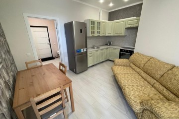 Фото №1: 1-комнатная квартира 44 м² - Краснодар, мкр. ЖК На Стахановской, ул. Стахановская, 1/5