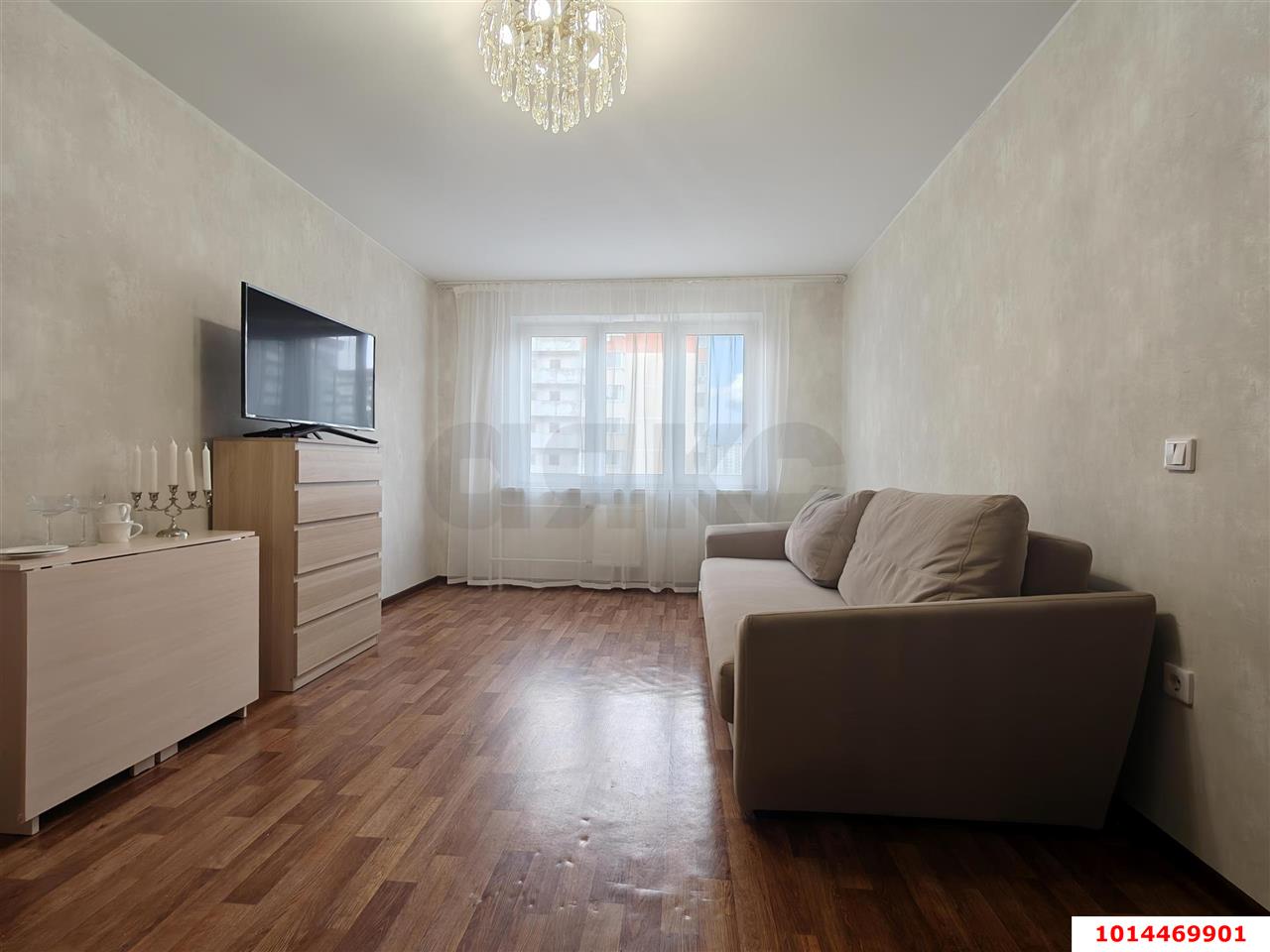 Фото №1: 1-комнатная квартира <span class="whitespace-nowrap">43 м²</span>, <span class="whitespace-nowrap">12/16 эт.</span> - Краснодар, Прикубанский внутригородской округ, мкр. Восточно-Кругликовский, ул. имени 40-летия Победы, 97/2