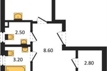Фото №1: 2-комнатная квартира 68 м² - Краснодар, мкр. Прикубанский внутригородской округ, 