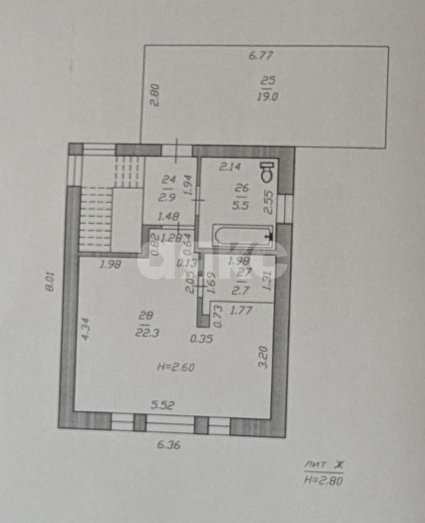 Фото №9: 2-комнатная квартира 76 м² - Анапа, ул. Кати Соловьяновой, 119