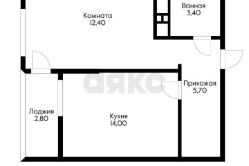 Фото №3: 1-комнатная квартира 37 м² - Краснодар, мкр. жилой комплекс Самолёт, ул. Западный Обход, 39/2