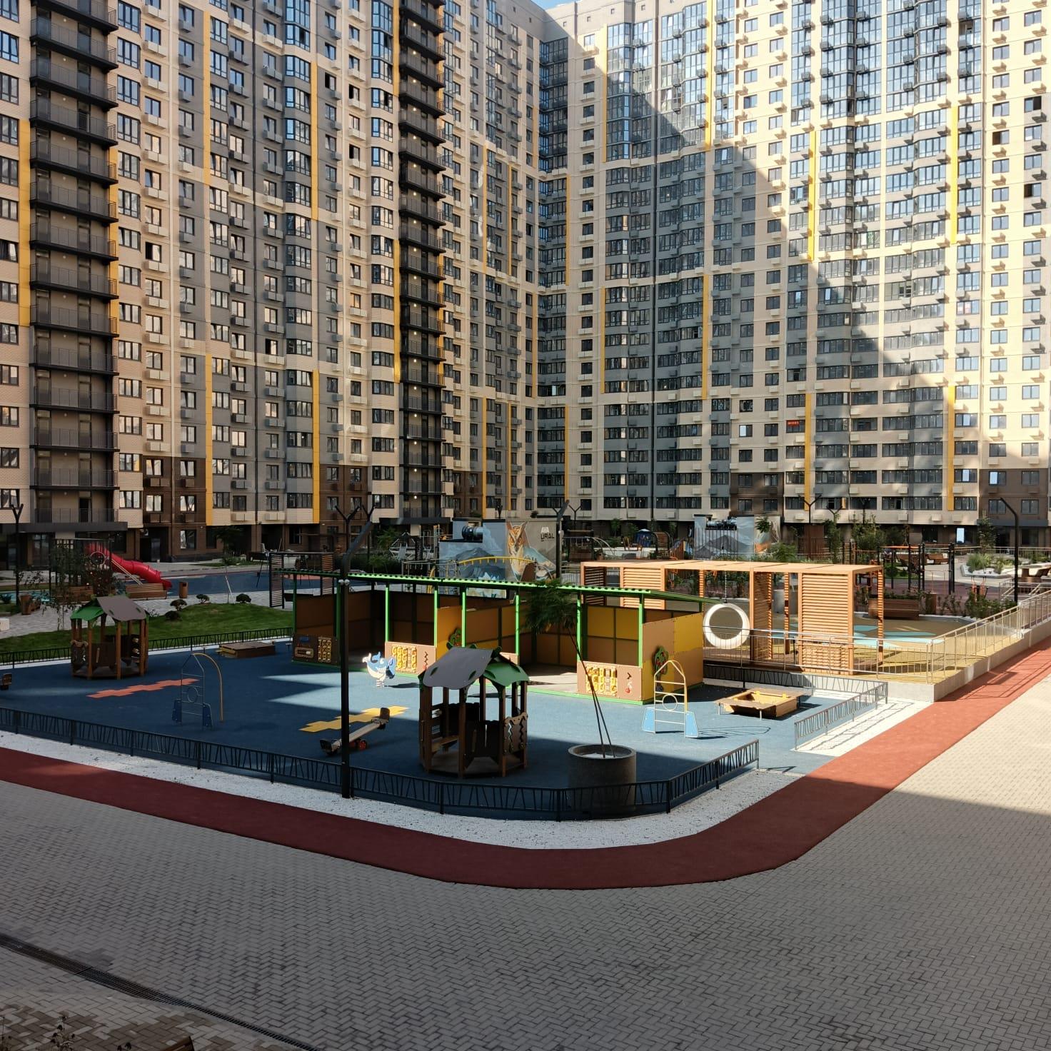 Фото №3: 1-комнатная квартира 38 м² - Краснодар, ЖК Урал, Карасунский внутригородской округ, Камвольно-суконный Комбинат, мкр. жилой комплекс Ural, ул. Уральская, 87/7