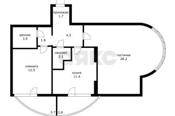 Фото №2: 2-комнатная квартира 64 м² - Сукко, ул. Приморская, 7