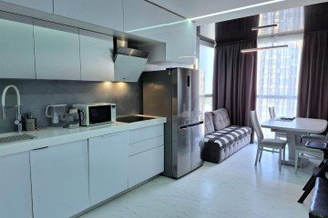 Фото №1: 1-комнатная квартира 57 м² - Краснодар, мкр. Хлопчато-бумажный Комбинат, ул. Уральская, 75/1