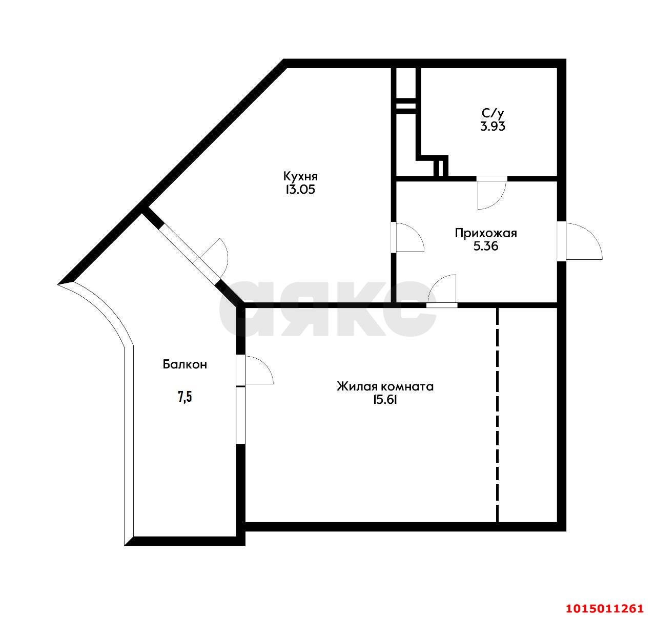 Фото №19: 1-комнатная квартира 41 м² - Краснодар, ЖК На Стахановской, ул. Стахановская, 1/5