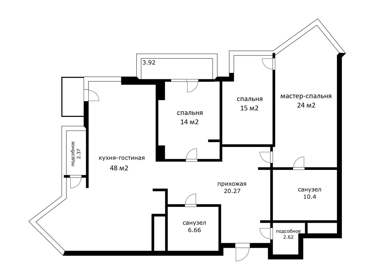 Фото №26: 3-комнатная квартира 160 м² - Краснодар, Прикубанский внутригородской округ, Фестивальный, Отделение № 1 совхоза Солнечный, мкр. ЖК Седьмой Континент, ул. Совхозная, 1к2