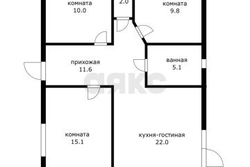 Фото №3: Дом 80 м² - Елизаветинская, ст Кубаночка, ул. Советская Кубанская, 182/1