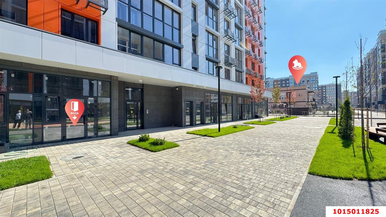 Фото №1: Торговое помещение 30 м² - Краснодар, жилой комплекс Друзья, ул. имени Генерала Брусилова, 28к3