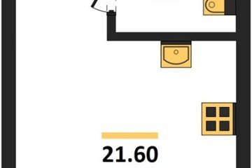 Фото №1: Студия 21 м² - Краснодар, мкр. Прикубанский внутригородской округ, 