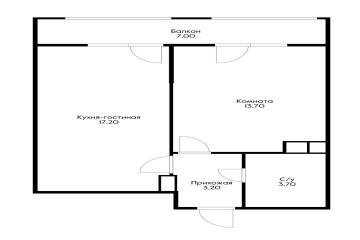 Фото №4: 1-комнатная квартира 40 м² - Краснодар, мкр. 9-й километр, ул. Ярославская, 115к3