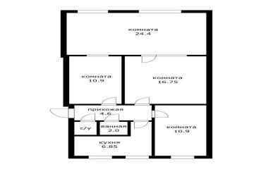 Фото №1: 3-комнатная квартира 76 м² - Краснодар, мкр. Центральный, пр-д 1-й  Ломоносова, 1