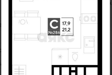 Фото №3: Студия 21 м² - Краснодар, мкр. Догма Парк, ул. Марины Цветаевой, 35