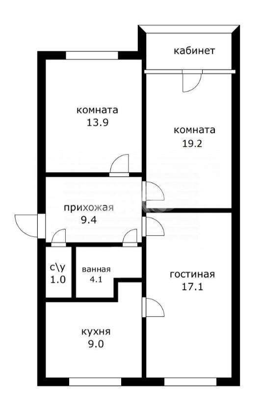 Фото №11: 3-комнатная квартира 73 м² - Орёл-Изумруд, Адлерский, ул. Петрозаводская, 30