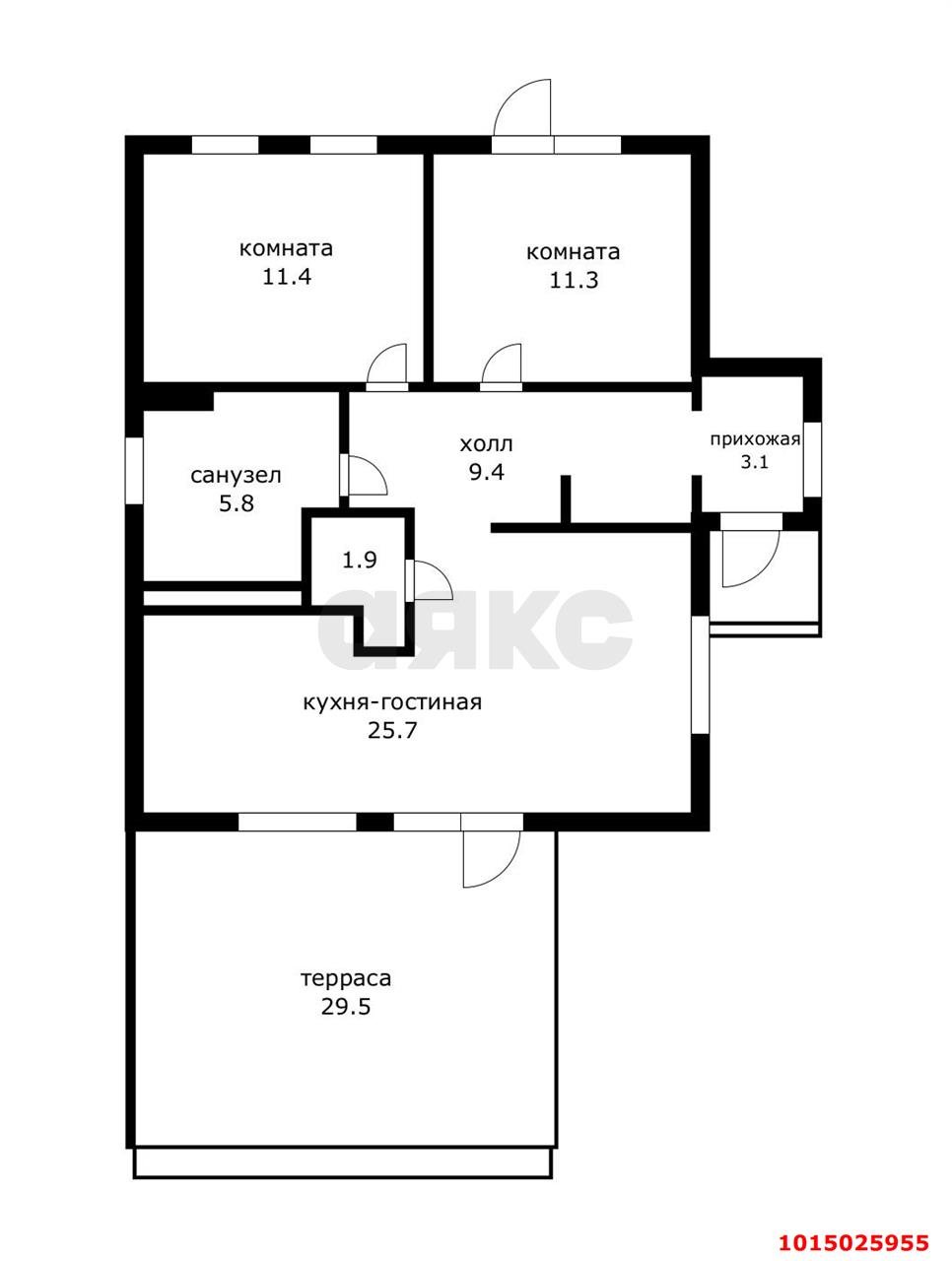 Фото №1: Дом 97 м² + 12 сот. - Елизаветинская, ул. Колхозная, 68