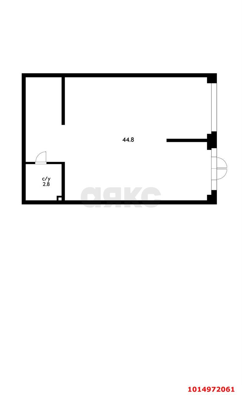 Фото №10: Торговое помещение 48 м² - Краснодар, жилой комплекс Самолёт-5, ул. Ивана Беличенко, 103